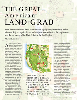 The Great American Land Grab