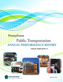 Public Transportation ANNUAL PERFORMANCE REPORT FISCAL YEAR 2010-11