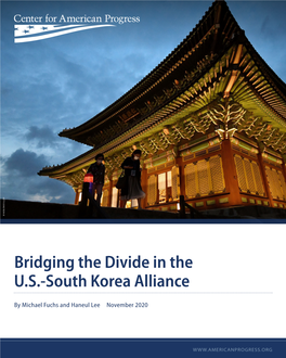 Bridging the Divide in the U.S.-South Korea Alliance