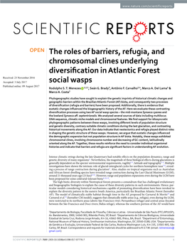 The Roles of Barriers, Refugia, and Chromosomal Clines Underlying