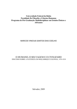 Dissertação. Marcos Coelho