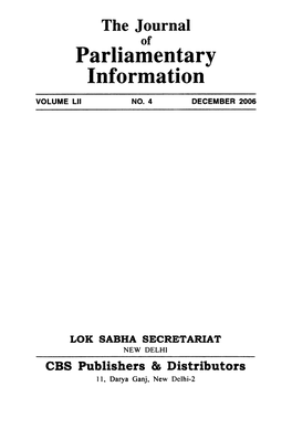 Parliamentary Information