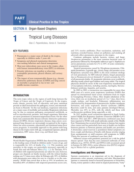 Tropical Lung Diseases Ilias C