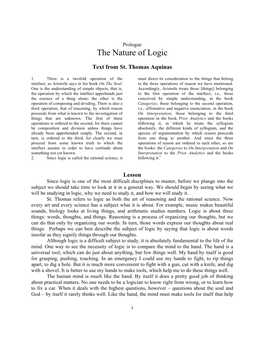The Nature of Logic