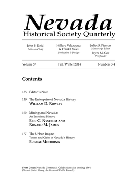 Historical Society Quarterly from 1991- 2004, and Held the University’S Grace A