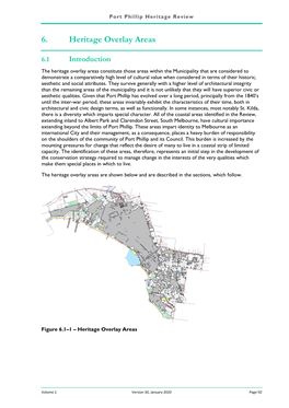 6. Heritage Overlay Areas