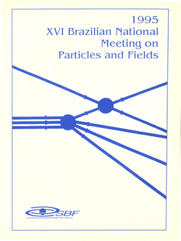 1995 XVI Brazilian National Meeting on Particles and Fields XVI Encontro Nacional De Fisica