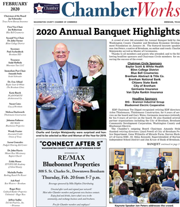 2020 Annual Banquet Highlights Second Vice Chair Dr