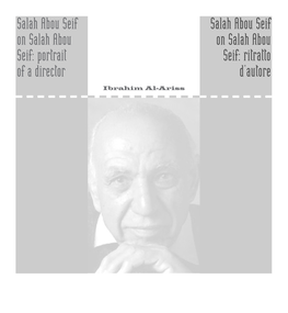 Salah Abou Seif on Salah Abou Seif