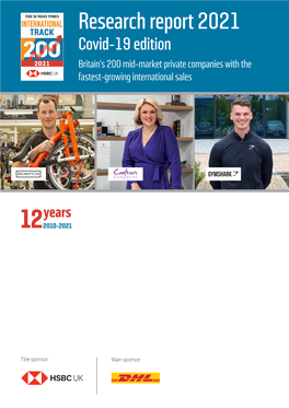 Research Report 2021 Covid-19 Edition Britain's 200 Mid-Market Private Companies with the Fastest-Growing International Sales
