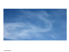 CIRRUS: Detached Clouds in the Form of White, Delicate Filaments, Mostly White Patches Or Narrow Bands