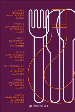 Little Dictionary of Galician Gastronomy Pequeno