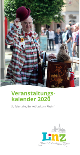 Veranstaltungs Kalender 2020