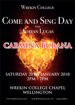 Come and Sing Day with Adrian Lucas