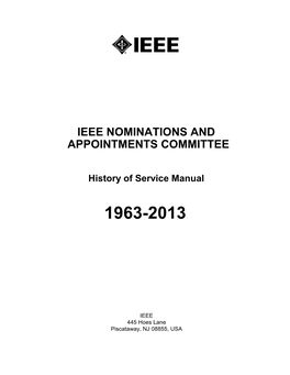 Ieee Nominations and Appointments Committee