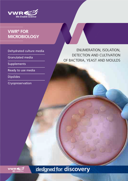 Vwr® for Microbiology