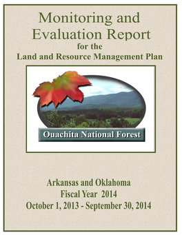 For the Land and Resource Management Plan