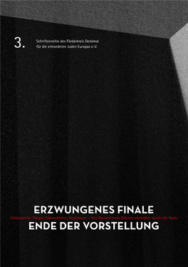 Erzwungenes Finale Ende Der Vorstellung