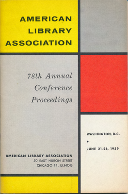 78Th Annual Conference Proceedings