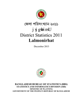 Lalmonirhat -..:: Bangladesh Bureau of Statistics