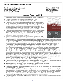 2012 Annual Report