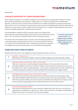 A Holistic Approach to “Cashflow Matching” There