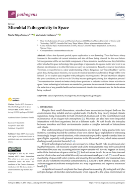 Microbial Pathogenicity in Space