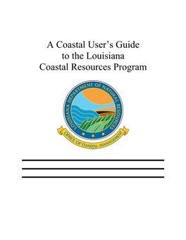 A Coastal User's Guide