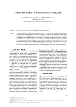 Software Visualization Via Hierarchic Micro/Macro Layouts