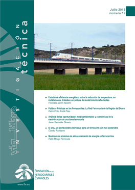 Revista Vía Libre Técnica E Investigación Ferroviaria