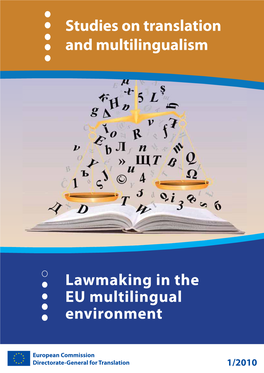 Lawmaking in the EU Multilingual Environment