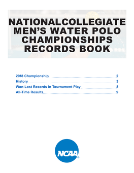 National Collegiate Men's Water Polo Championships