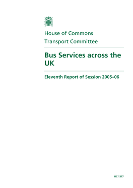Bus Services Across the UK