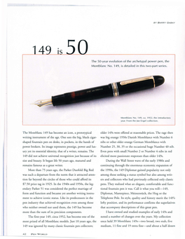 The SO-Year Evolution of the Archetypal Power Pen, The