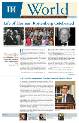 Life of Herman Rottenberg Celebrated