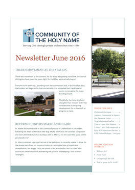 Newsletter June 2016