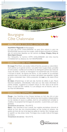 Bourgogne Côte Chalonnaise