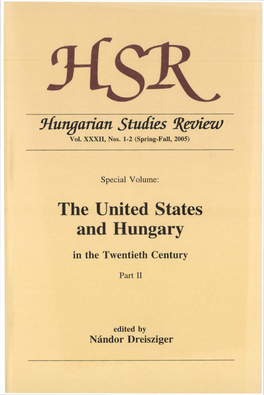 Hungarian Studies Review