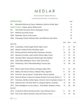 Download Wine List