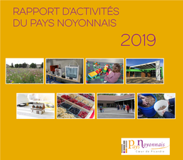 Rapport D'activi Rapport D'activités Du Pays Noyonnais
