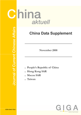 Journal of Current Chinese Affairs