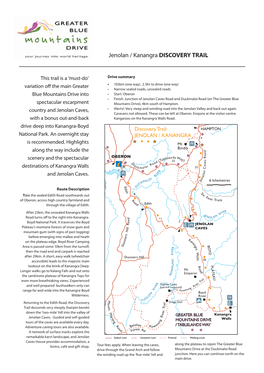 Jenolan / Kanangra DISCOVERY TRAIL