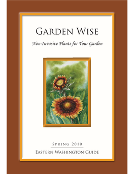 Eastern Washington Garden Wise Non-Invasive Plants for Your Garden