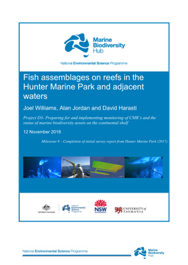Fish Assemblages on Reefs in the Hunter Marine Park and Adjacent Waters