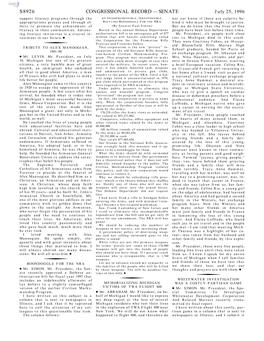 Congressional Record—Senate S8926