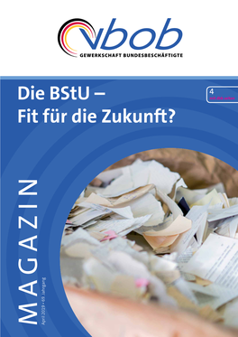 Die Bstu – Fit Für Die Zukunft?