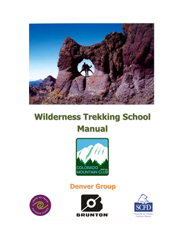 Wilderness Trekking School Manual