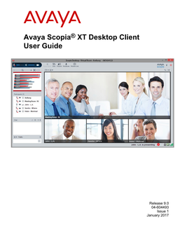 Avaya Scopia® XT Desktop Client User Guide