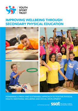 Improving Wellbeing Through Secondary Physical Education
