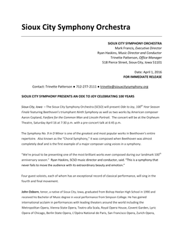 Sioux City Symphony Orchestra